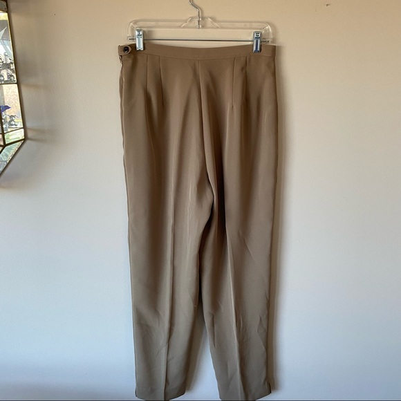 Vintage Olive Coloured Pant Suit - Picture 2 of 12